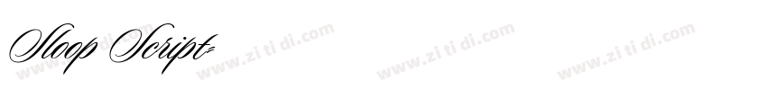 Sloop Script字体转换